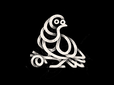 Pruuu animal ball bird bitencourt branding brazil dove illustration line logo logotype pigeon pomba pombo richarlisson rock rock pigeon soccer team wing