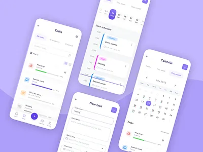 📅💪Tydee: productivity & task management app app calendar design figma mobile mobile app mobile design product design productivity productivity app task task app ui ui design
