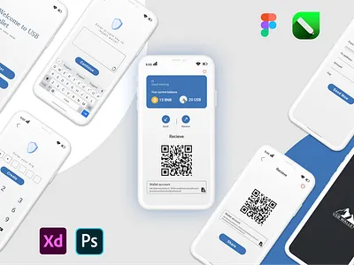 EUROB Design - gassless cripto transaction design banner cripti app design exchenge mobile app design gig graphic design mobile design mobile kit prototype ui uiux kit