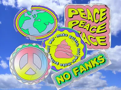 STICKERLAND 2000s 2000s 90s illustration nostalgic retro stickers vector y2k