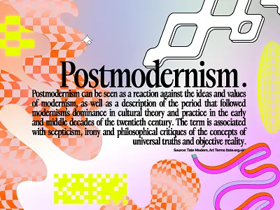 POSTMODERNISM SQUIGGLE DIGGLE 001 3d absurd clipart creative market illustration ironic postmodern postmodernism