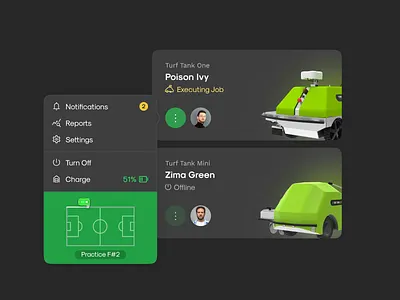 TTank Robot Cards app branding design illustration inteface ios ios app ui uidesign