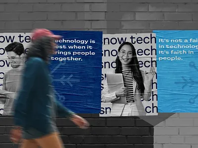 Snow Tech Redesign Concept ads advertising branding creative design logo logotype poster posterdesign typography