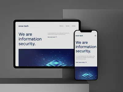 Snow Tech UX/UI Design Concept creative design technology typography ui uidesign ux uxui webdesign website