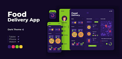 FOOD DELIVERY APP UI DESIGN branding delivery app design ui food delivery app design ui design