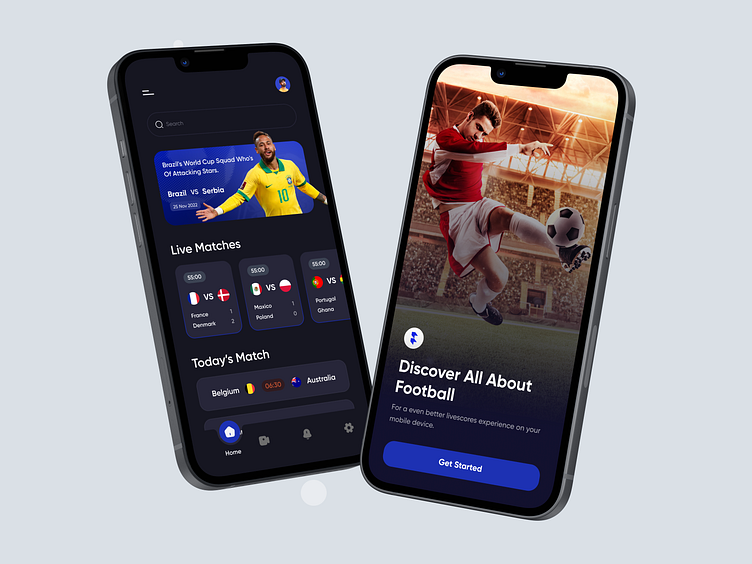 Concept UI design for FIFA Mobile App on Behance