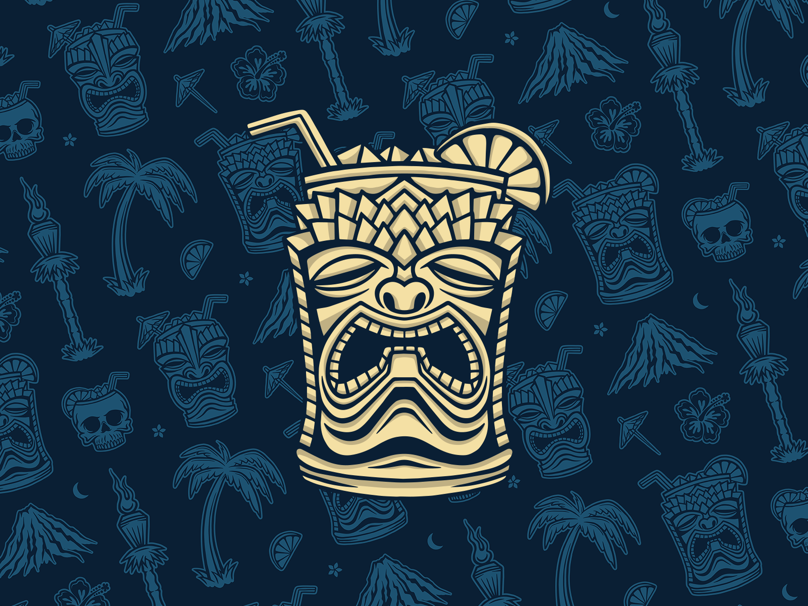 SPY+ Snow Goggle | Chris Rasman animation bradford bradford design branding drink hawaiian illustration mixed drink skate snow speak easy spy spyoptic surf tiki tiki art tiki drink