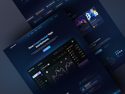 Glassnode - Crypto Investment Website Redesign bitcoin investment blockchain crypto investment crypto landing page crypto mining crypto trading crypto website defi uiux web template