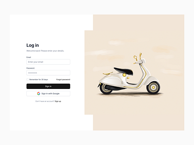 ~ Login Page UI 3d animation app art branding design graphic design illustration illustrator login loginpage logo minimal motion graphics typography ui ux vector web website