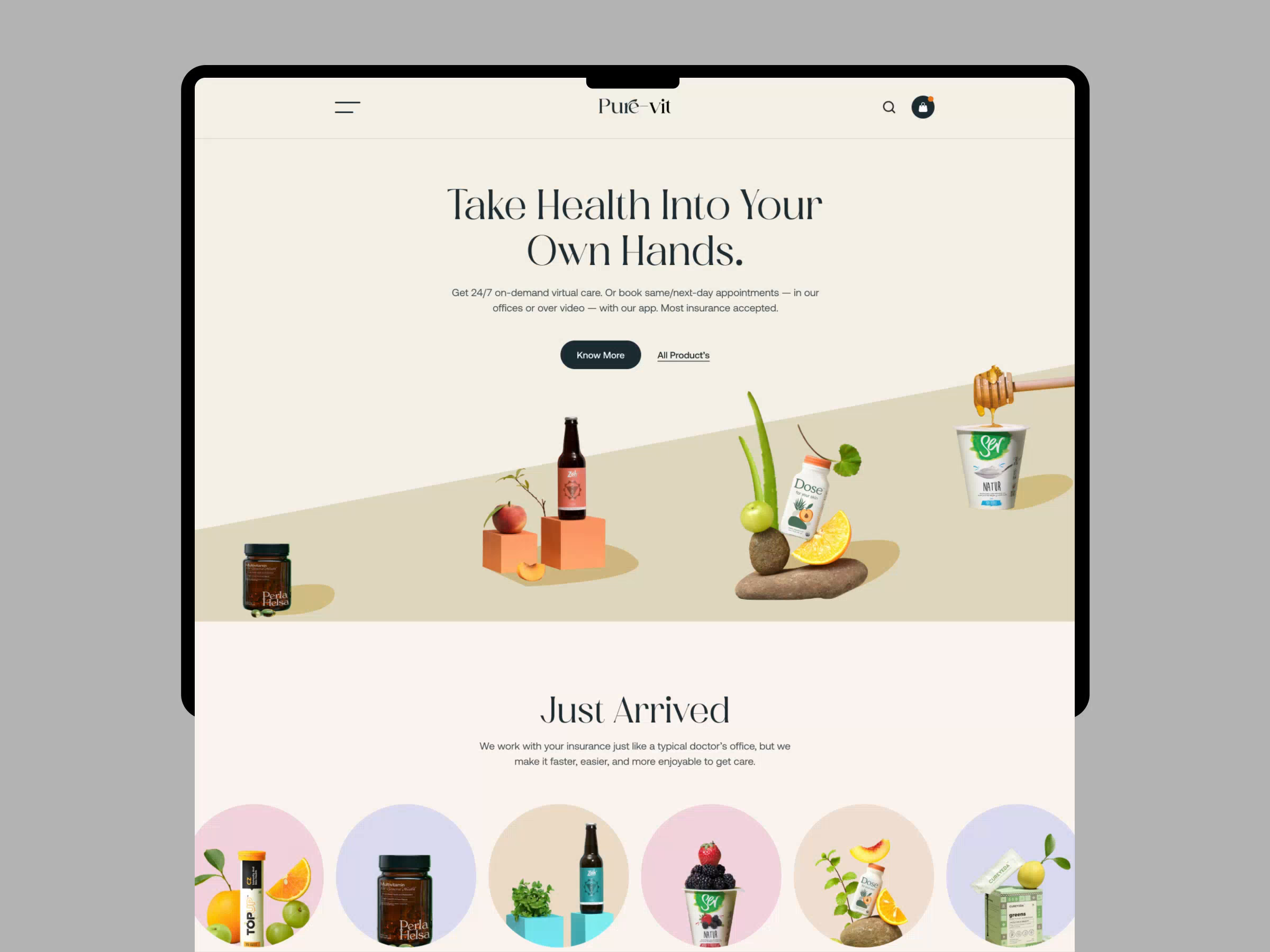 Example of Premium Custom Ecommerce Website Design