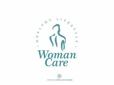 Woman Body Care Logo art beauty beauty salon body girl hair heart illustration lady lifestyle logo makeup model natural selfcare skincare spa wellness woman body yoga