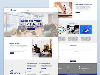 Landing Page Design brand branding design graphic design ui ux