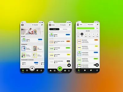 Services app app design product design ui