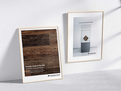 Mannington Floors ad posters creative design freelance graphic illustration ryan meyer work