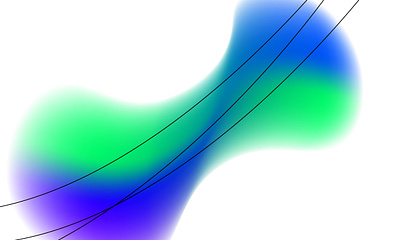 vector abstract gradient fluid blue and green light ui