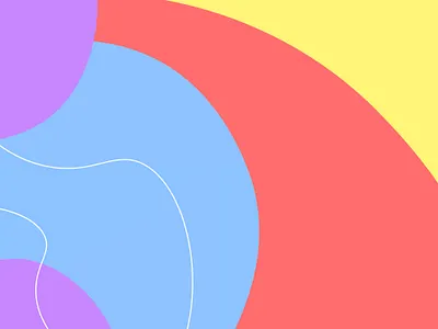 abstract background with pastel colors red, blue, yellow. modern