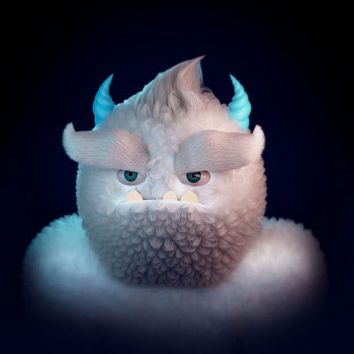 Yeti | Character Design 3d b3d character character design digital art illustration monster yeti