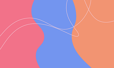 abstract background tricolor pink, blue, orange color graphic design ui