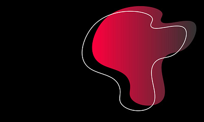 abstract black background with pink fluid object illustration ui