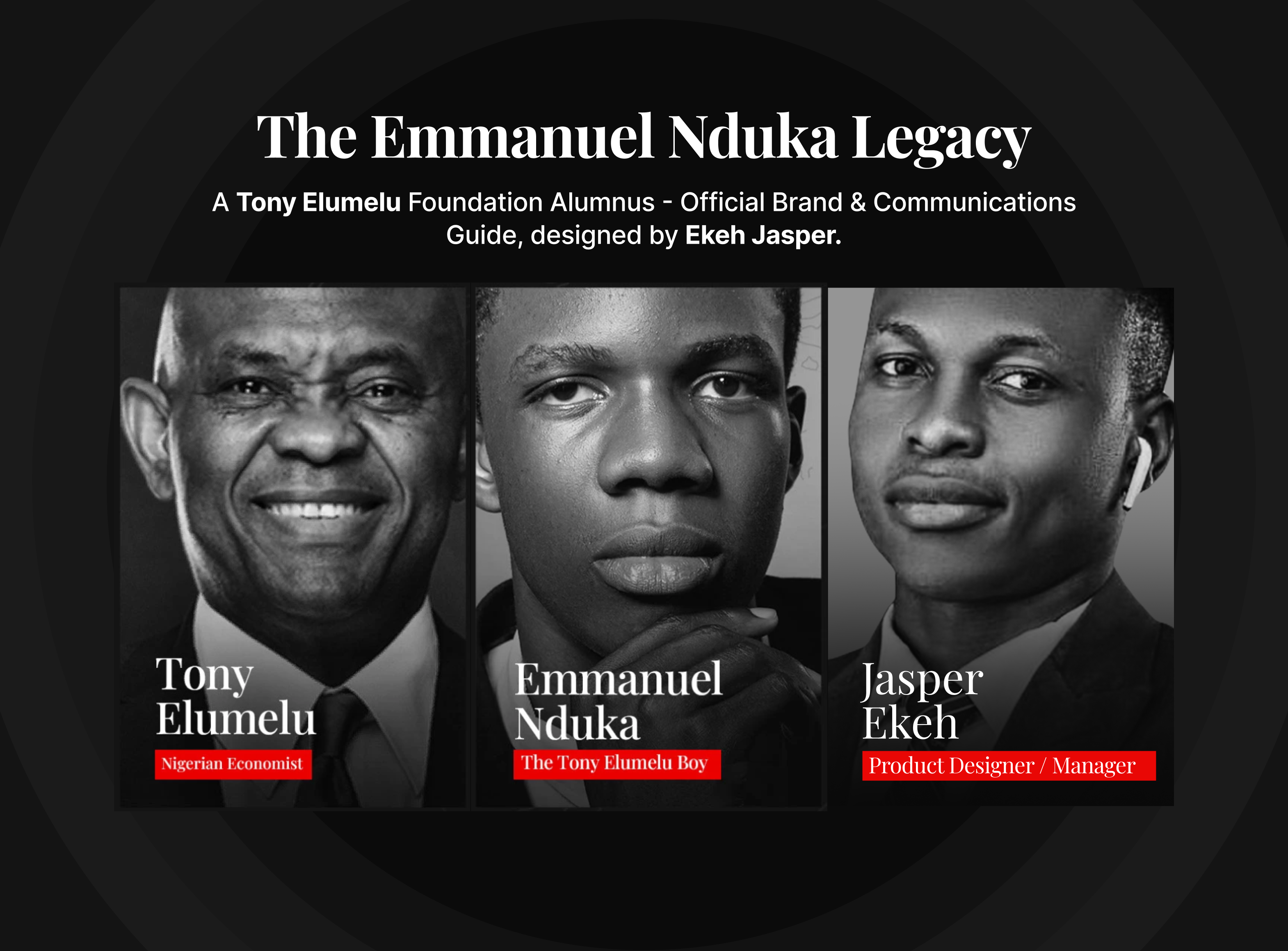 Emmanuel Nduka: A Tony Elumelu Protégé's (Branding) branding colorgraphy design google graphic design illustration interactive design logo marketing photoshop product design project typography ui ux visual design web3