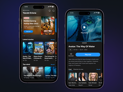 Movie App Exploration app color dark darkcolor design figma mobile movie movieapp trending ui ui ux ui design uidesign uiux user interface