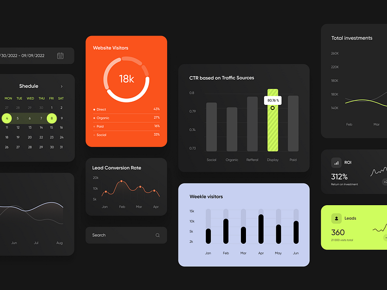 Web app - Smart House by Outcrowd on Dribbble