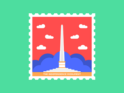 The Independence Monument of Myanmar burma illustration illustrator independence independence day independenceday independencemonument myanmar myanmarindependenceday