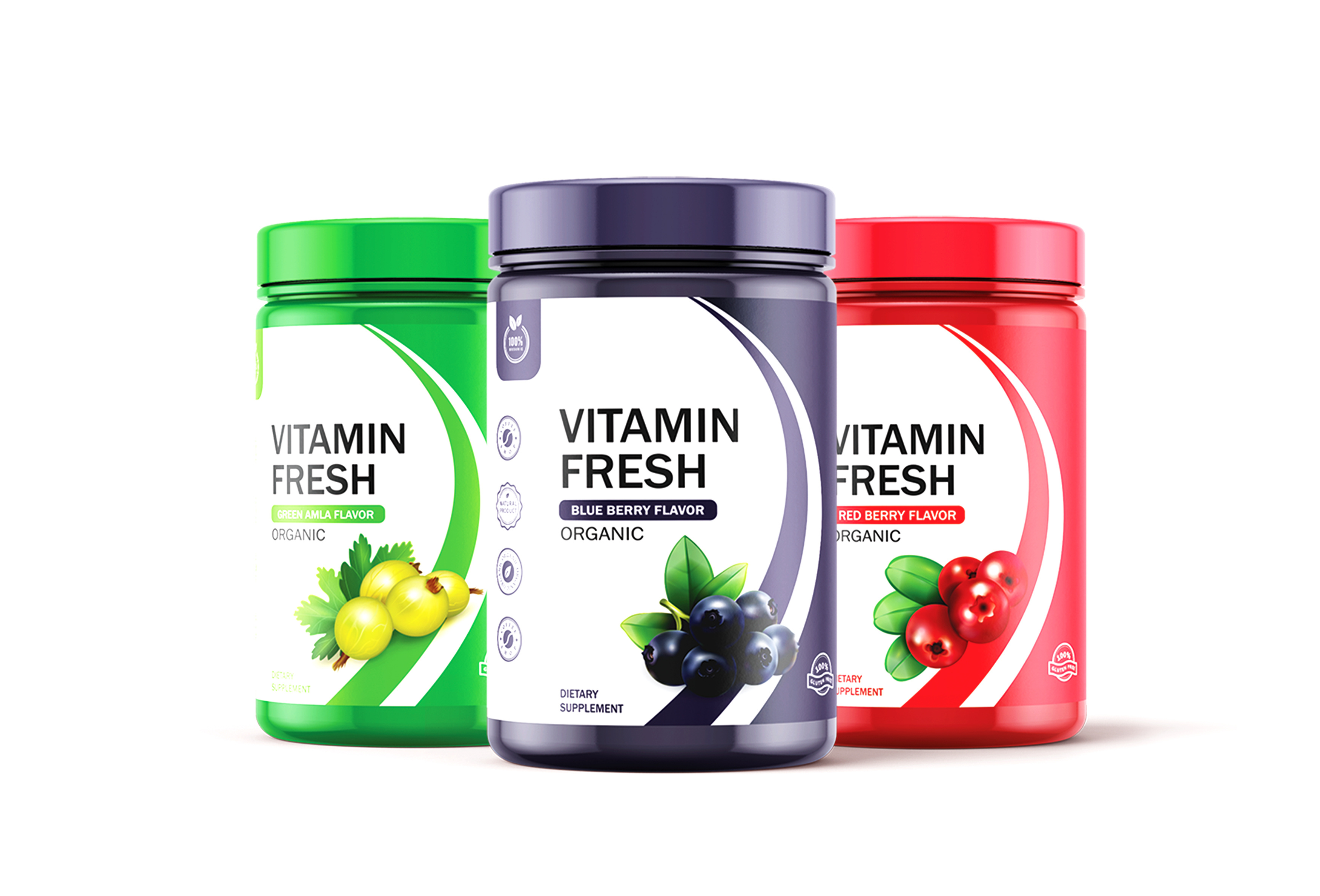 Example of Supplement Label Design