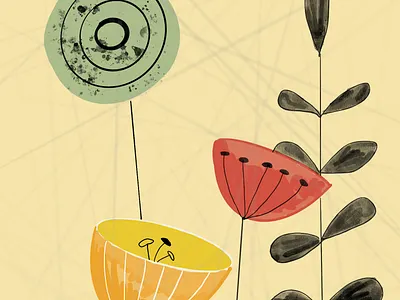 Abstract Art abstract design illustration minimalistic modern procreate