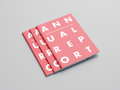 Annual Report design branding design graphic design typography ui