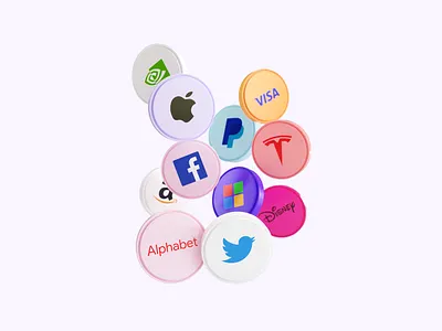 Investment 3d 3d illustration branding c4d design illustration motion graphics ui