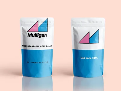 Mulligan Golf branding design graphic design logo ui