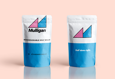 Mulligan Golf branding design graphic design logo ui