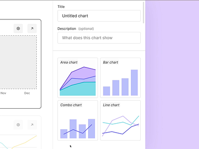 Select graph type data graph product design ui