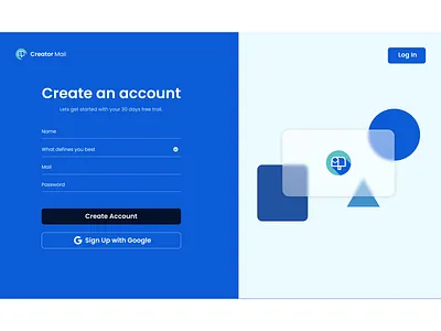 Sign Up Ui #DailyUi 001 creator economy creator mail dailyui design figma graphic design sign up sign up page sign up page ui ui ux