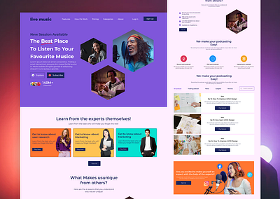 live steaming landing page landing landing page live live streaming live streaming landing page web web design website