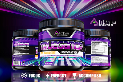 Supplement Label Design For Gamers