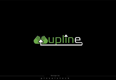 upline logo 3d animation branding business logo design graphic design illustration logo logo design minimalist logo motion graphics