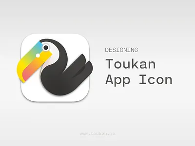 Designing App Icon app app icon background beak bird brand branding design process generative art generative design geometric icon identity logo mac icon macos pattern pattern generator toucan vector