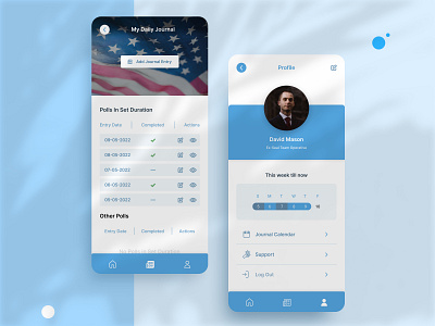 The 22 Project — Supporting War Veterans app design application mobile app mobile ui ui ui design ux design veteran app