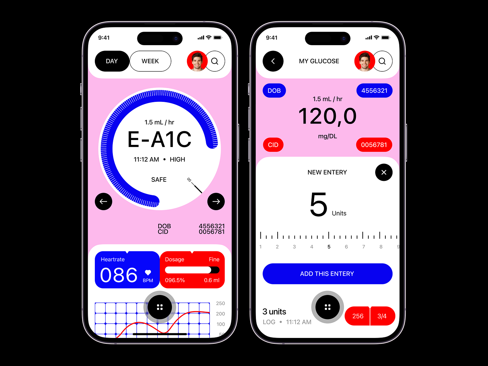 Diabetes Control Mobile App by Lay on Dribbble