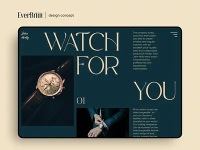 JOHN HOLLY WATCH | design concept banner branding brands design design design agency design studio design top figma graphic design mens watch mens website new website design professional design shot design trend 2022 ui web design website design website watch