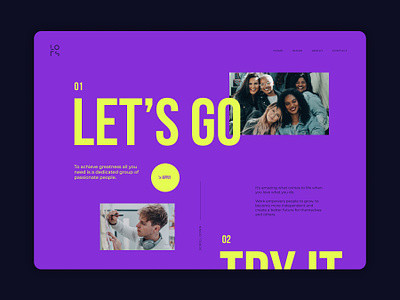 Digital Agency Website Concept agency clean colors design font interface landing typography ui ux website