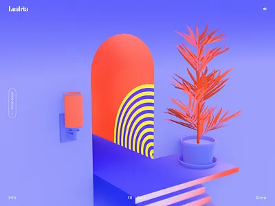 Interface | Lustria animated animation design desire agency e commerce graphic design lamps light lighting motion motion design motion graphics online store site store ui web web interface web ui website