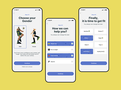 Fitness/Health mobile app app branding design graphic design illustration logo typography ui ux vector