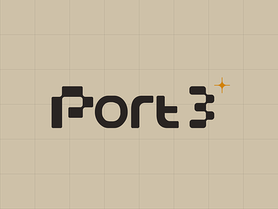 Port3 VI Design 553dr 8 bit branding crypto graphic design logo pixel port3 star videsign visualidentity web3