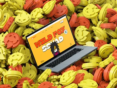 Wild Fox Squad NFT about animation artist branding characters crypto faq graphic design illustration interaction logo nft roadmap team ui