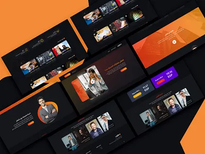 Engineer Course Platform course dark theme engineer figma landingpage platform ui user interface ux uxui website