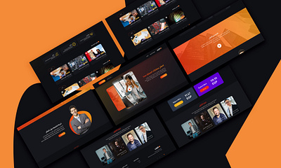 Engineer Course Platform course dark theme engineer figma landingpage platform ui user interface ux uxui website
