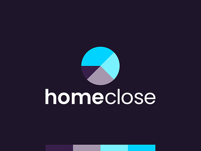 HomeClose real estate saas logo design: graphic chart + home + C agency realtor buy c commercial data finance financial graphic chart home homes house houses lending letter mark monogram logo logo design ownership property properties real estate residential saas sell transaction transactions